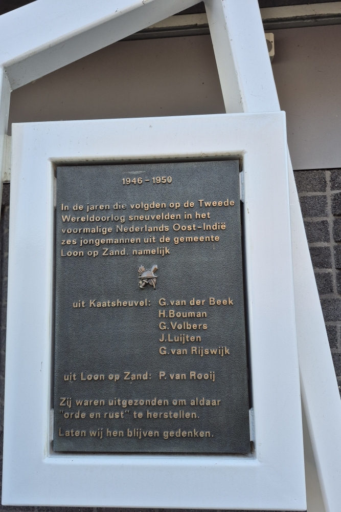 Gedenkteken Indiëgangers Kaatsheuvel #2