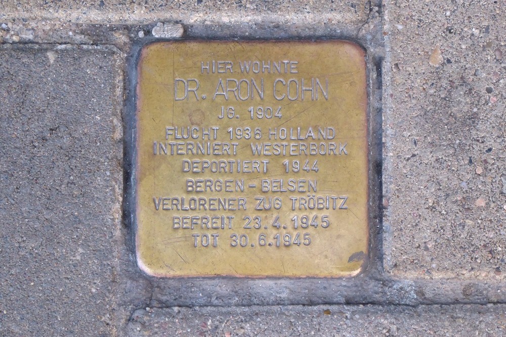 Stumbling Stone Willy-Brandt-Platz 8   #1