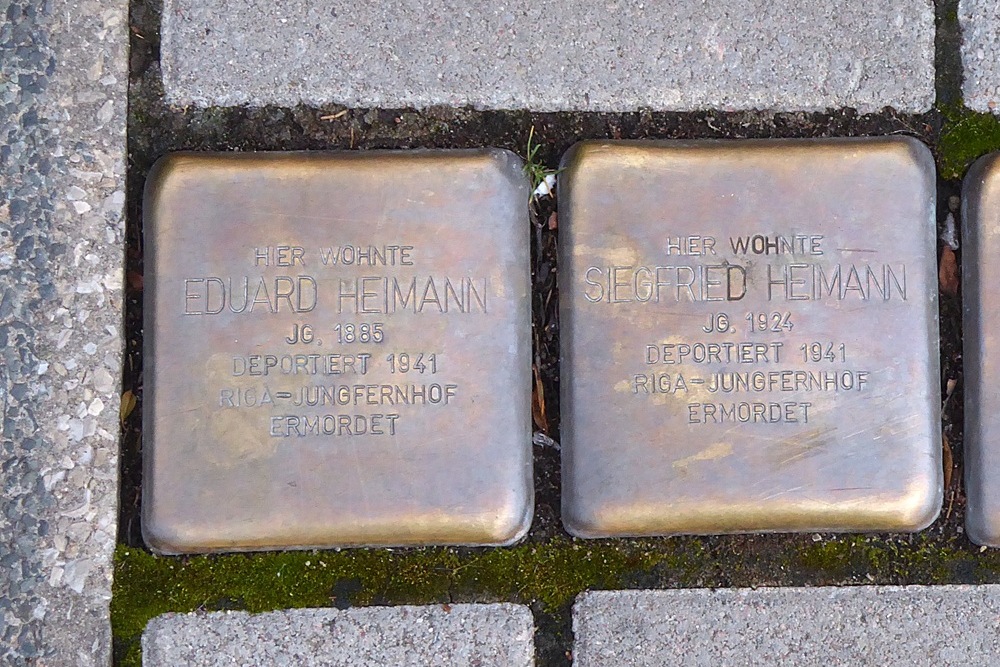 Stumbling Stones Heideloffstrasse 11 #4