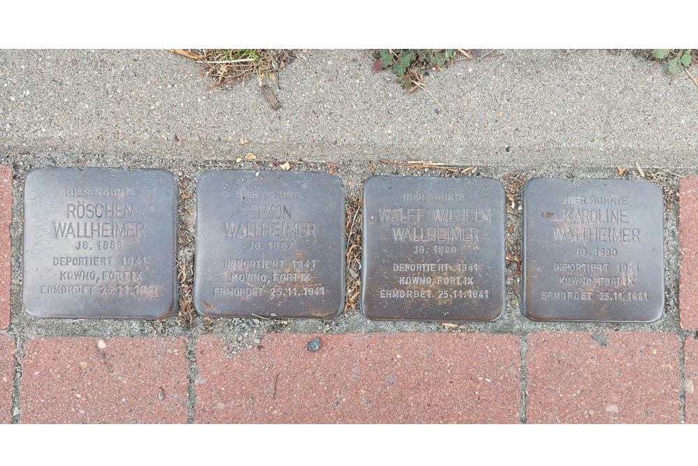 Stolpersteine Fockenbollwerkstraße 4