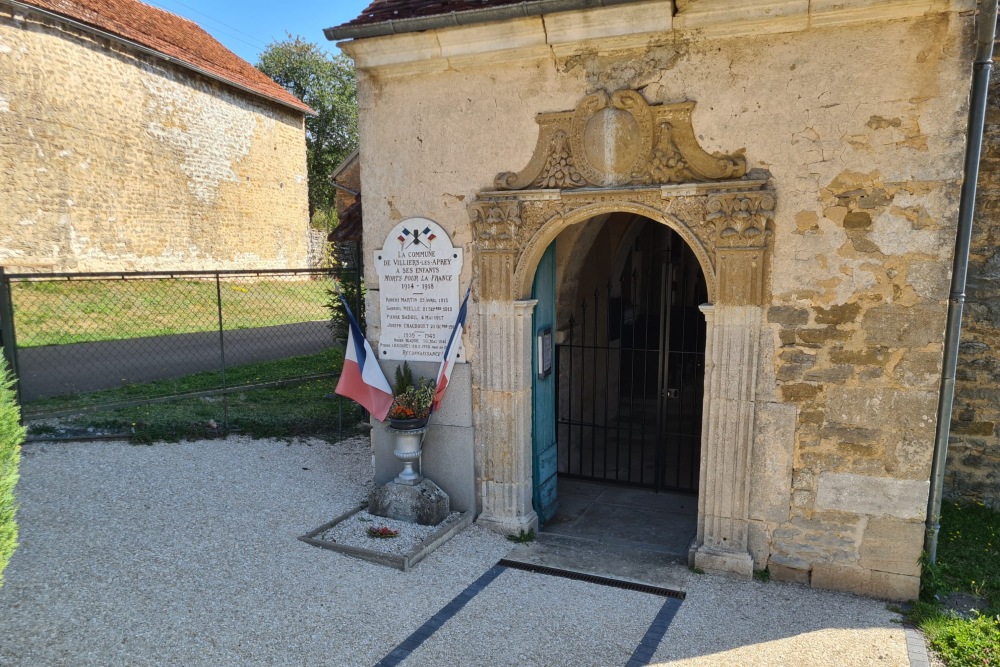 Oorlogsmonument Villiers-les-Aprey #3