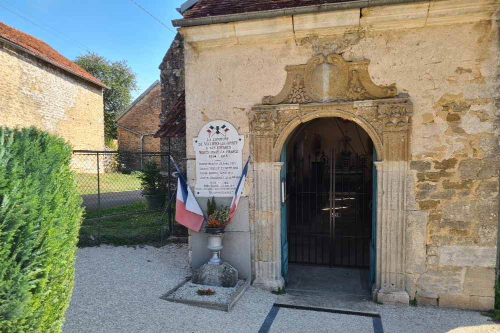 Oorlogsmonument Villiers-les-Aprey #4
