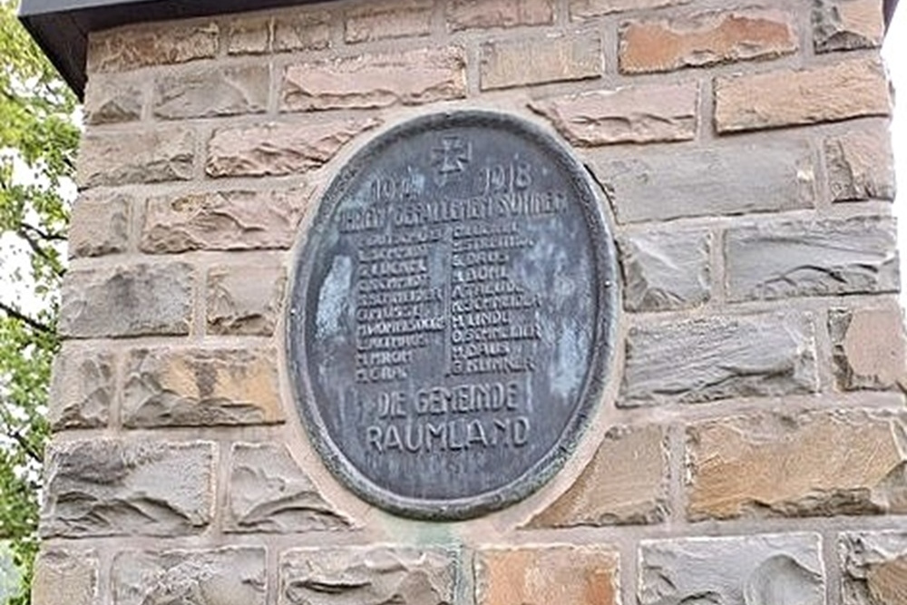 Oorlogsmonument Raumland #3