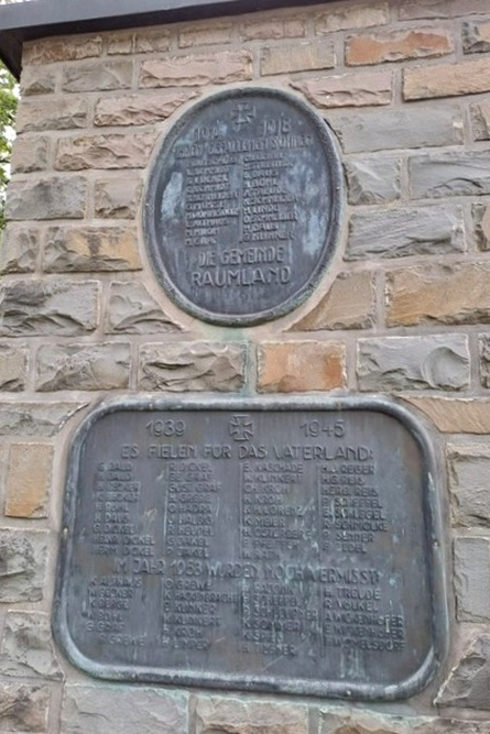 Oorlogsmonument Raumland #2
