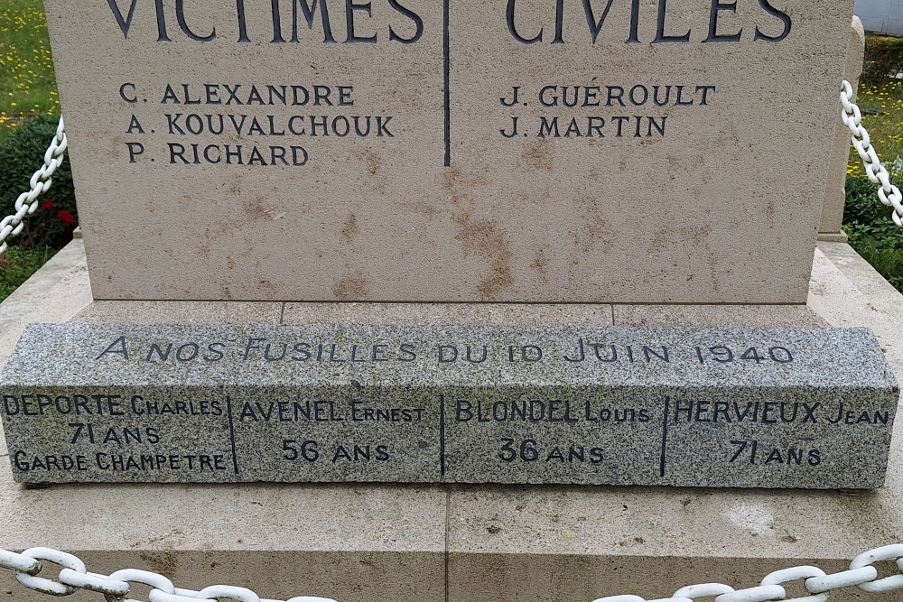 Memorial Executed Civilians Sassetot le Mauconduit #3