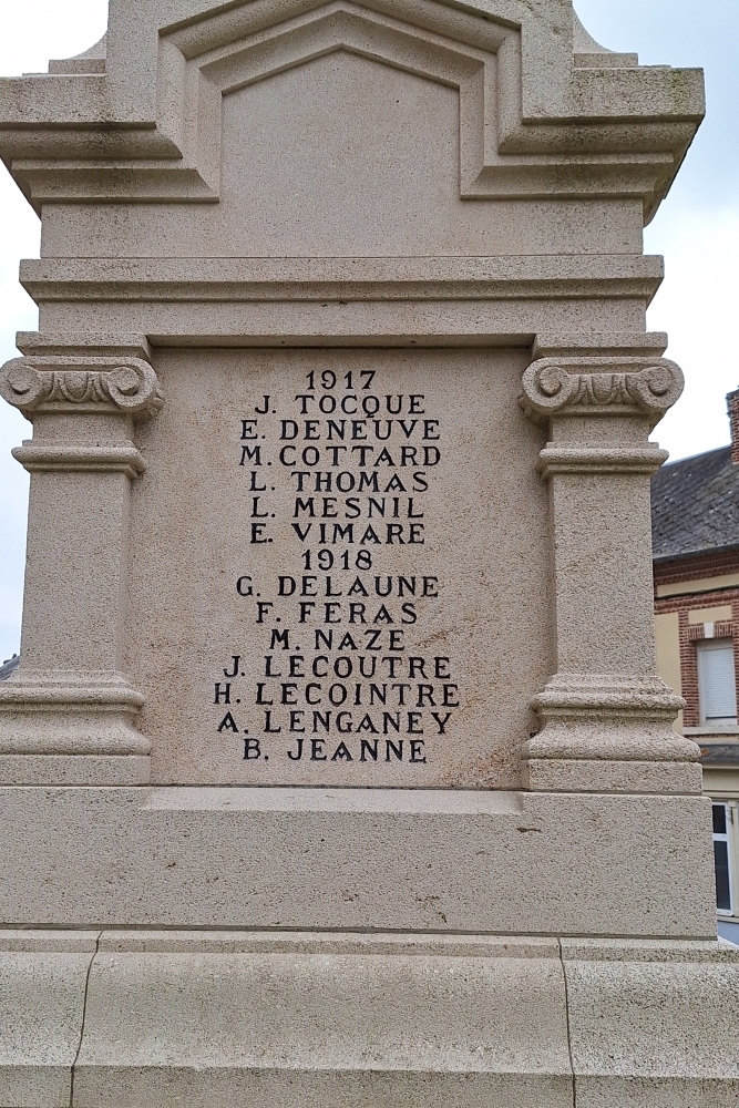 Oorlogsmonument Sassetot-le-Mauconduit #7