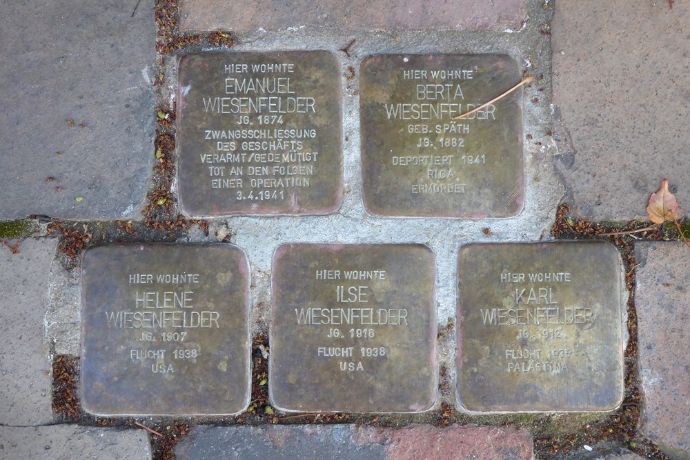 Stolpersteine Amalienstrasse 18