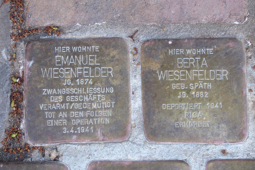 Stolpersteine Amalienstrasse 18 #4