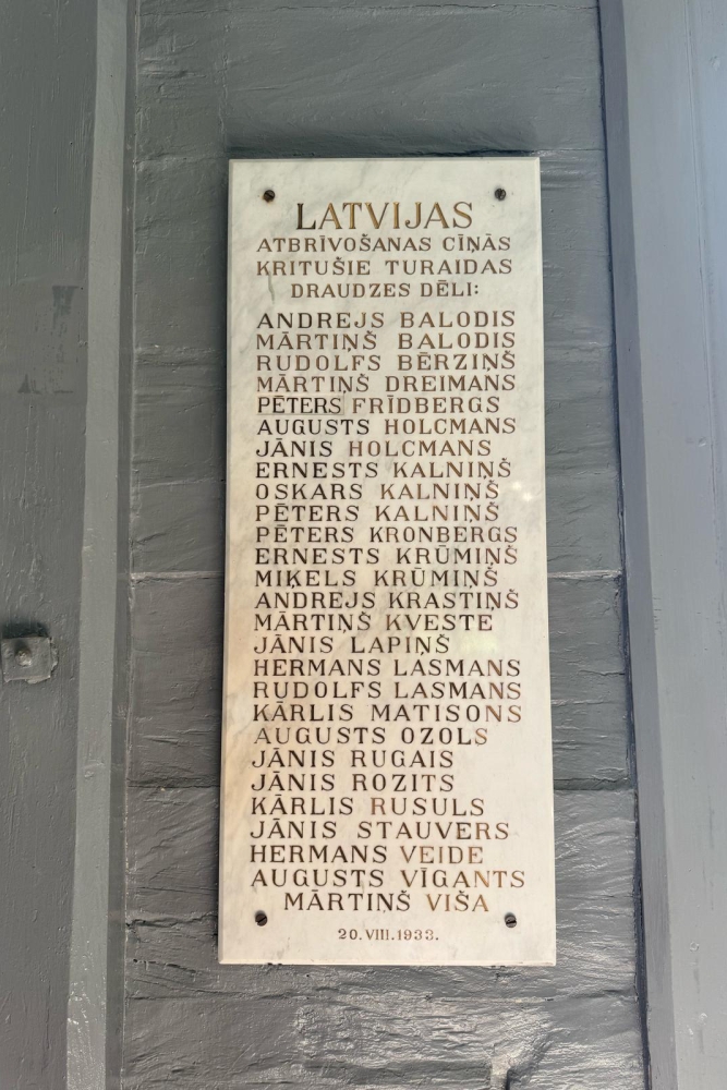 Gedenkteken Omgekomen Parochieleden van de Turaida Kerk