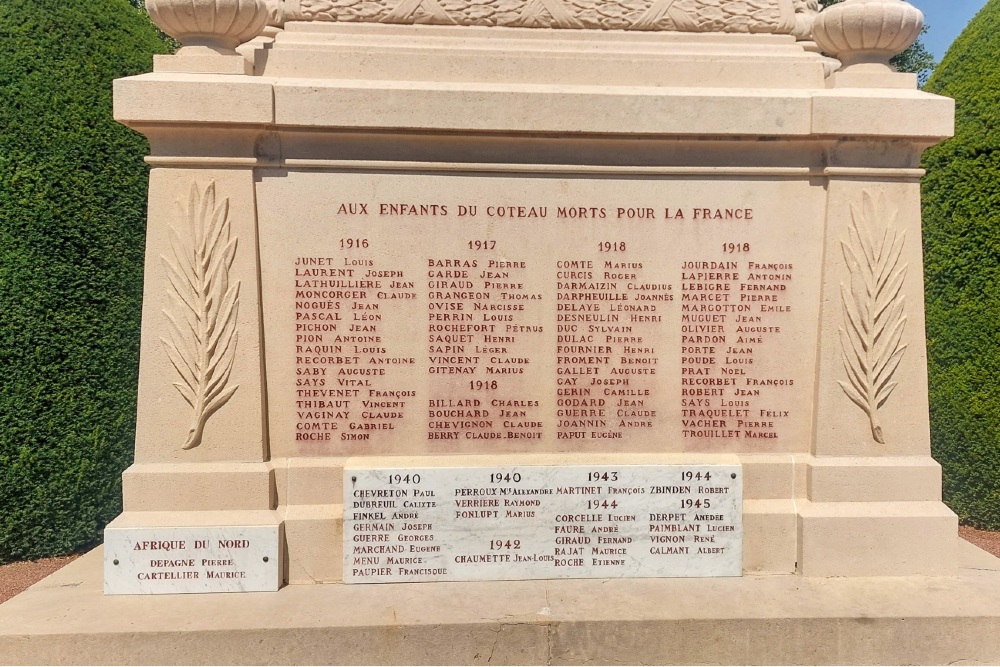 Oorlogsmonument Begraafplaats Le Coteau #7
