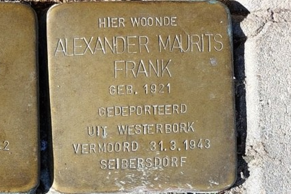 Stumbling Stones Boerhaavelaan 96 B-l #5