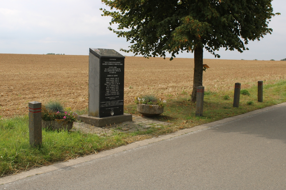 Crashlocatie B-17G 42-97808 Grand-Leez #1