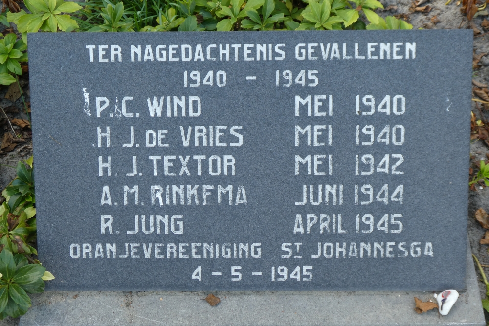 Commemorative Column Richard Jung General Cemetery Sintjohannesga #7