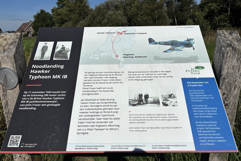 Infobord Noodlanding Hawker Typhoon MK IB #4