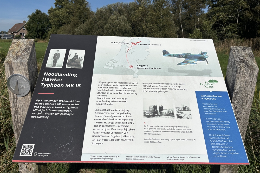 Infobord Noodlanding Hawker Typhoon MK IB #5