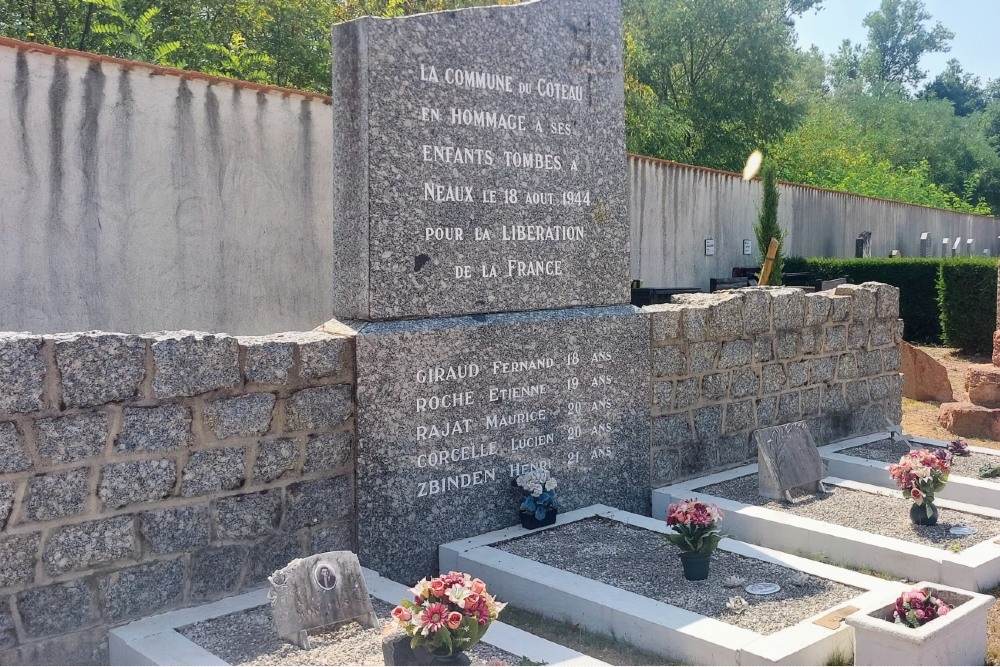 Oorlogsmonument 18 augustus 1944 Le Coteau #5