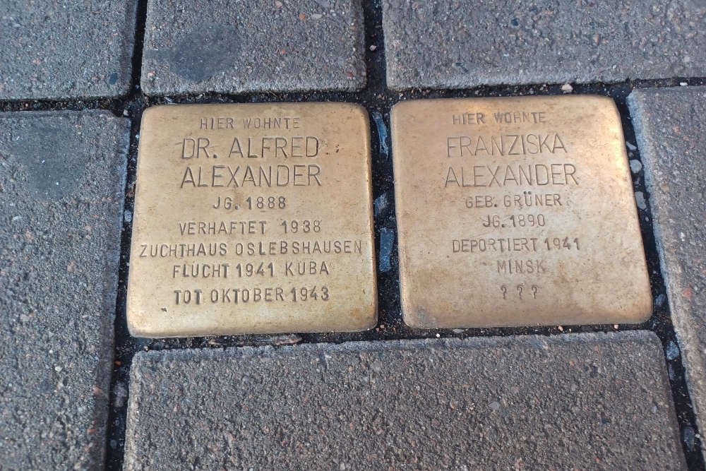 Stolpersteine Reeperbahn #1