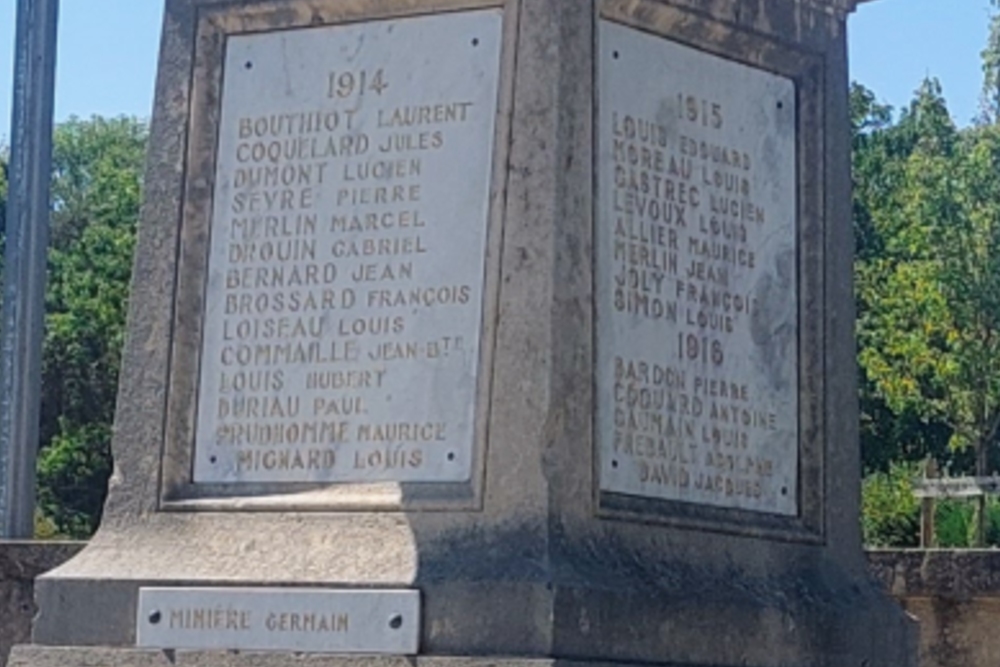 Oorlogsmonument Coulanges-lés-Nevers #4