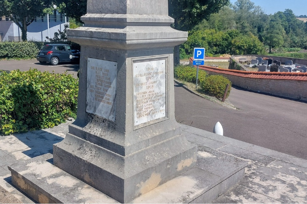 Oorlogsmonument Coulanges-lés-Nevers #6