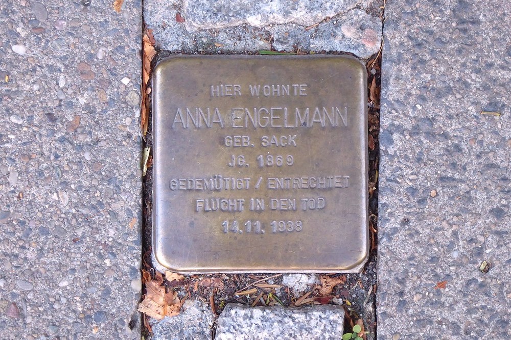 Stolperstein Hainstrasse 14  #1