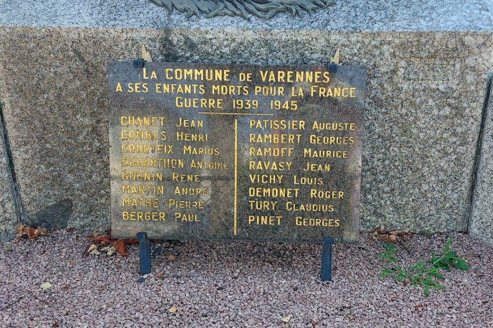 Oorlogsmonument Varennes-sur-Allier #2