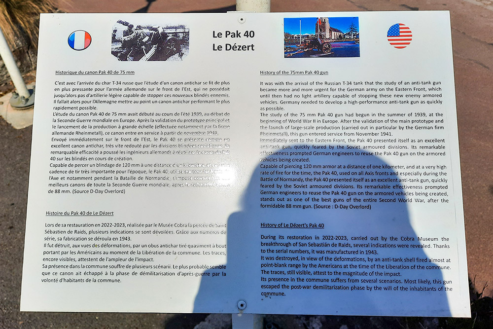 Panzerabwehrkanone 40 Le Dézert #5
