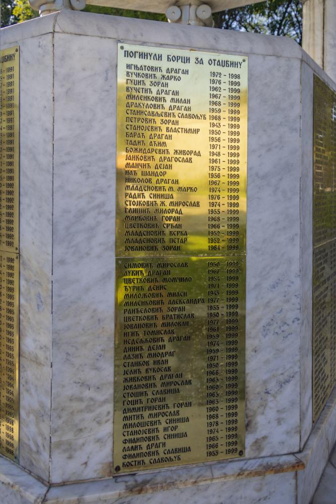 Monument Joegoslavische Oorlogen Niš #5