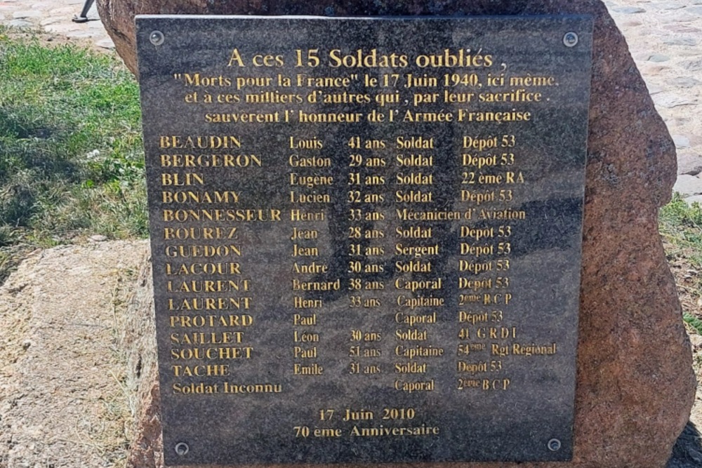 Monument Gesneuvelde Soldaten 17 juni 1940 #2