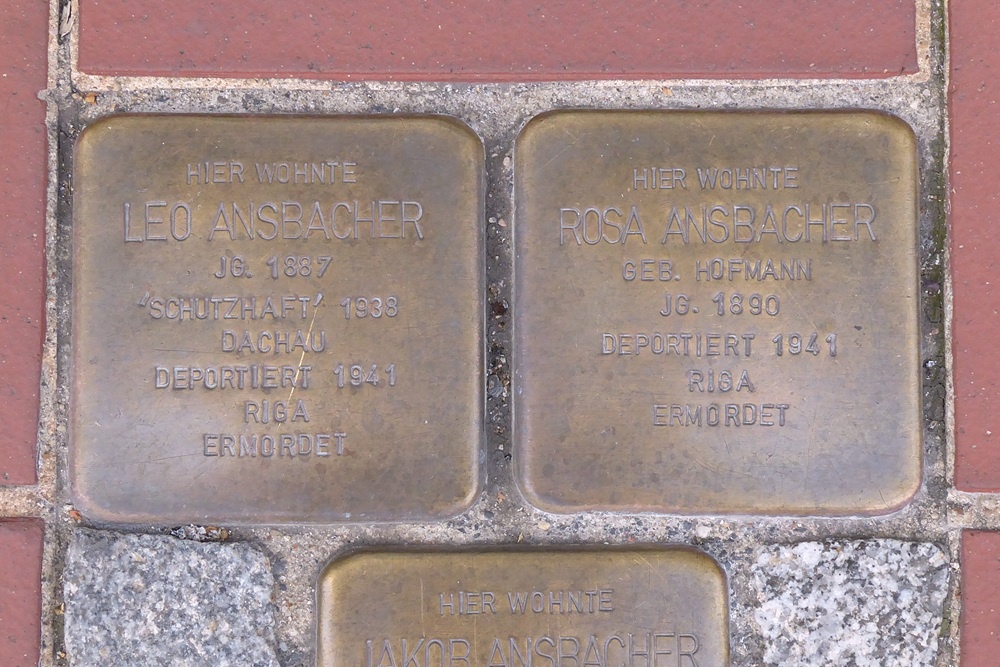Stumbling Stones Herzog-Max-Strasse 13 #4