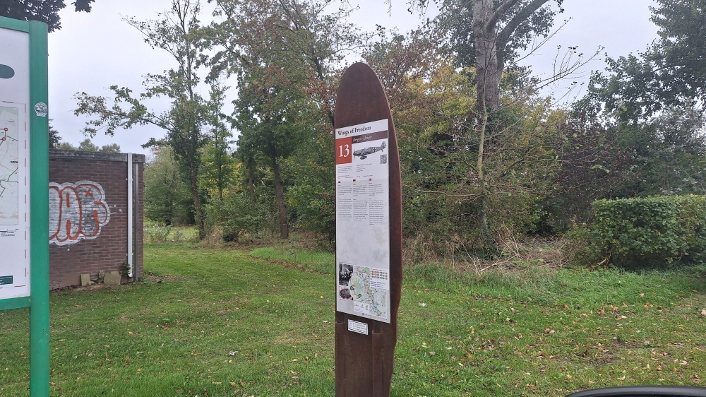 Cycle Route Wings of Freedom: Crash Site Messerschmitt Bf 109 G-14, W-Nr. 46083 #5