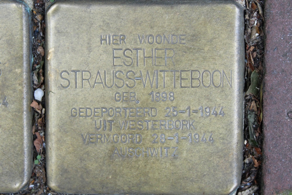 Stolpersteine Grote Houtstraat 88 #3