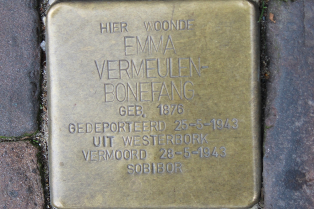 Stumbling Stone Grote Houtstraat 10 #1