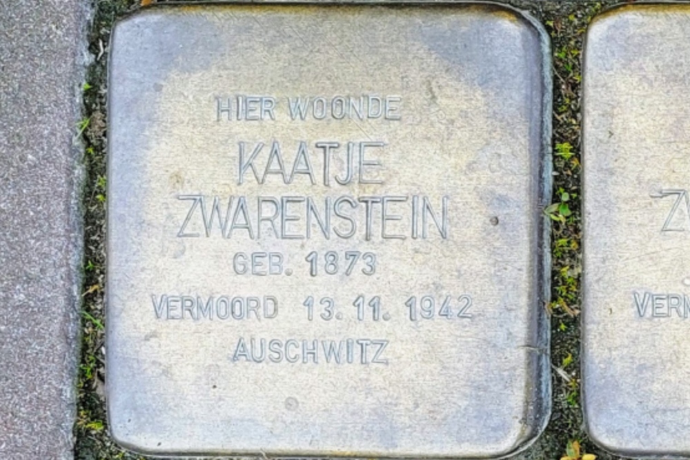 Stolpersteine Kerkstraat 25 (nu Kerkstraat 37) #5