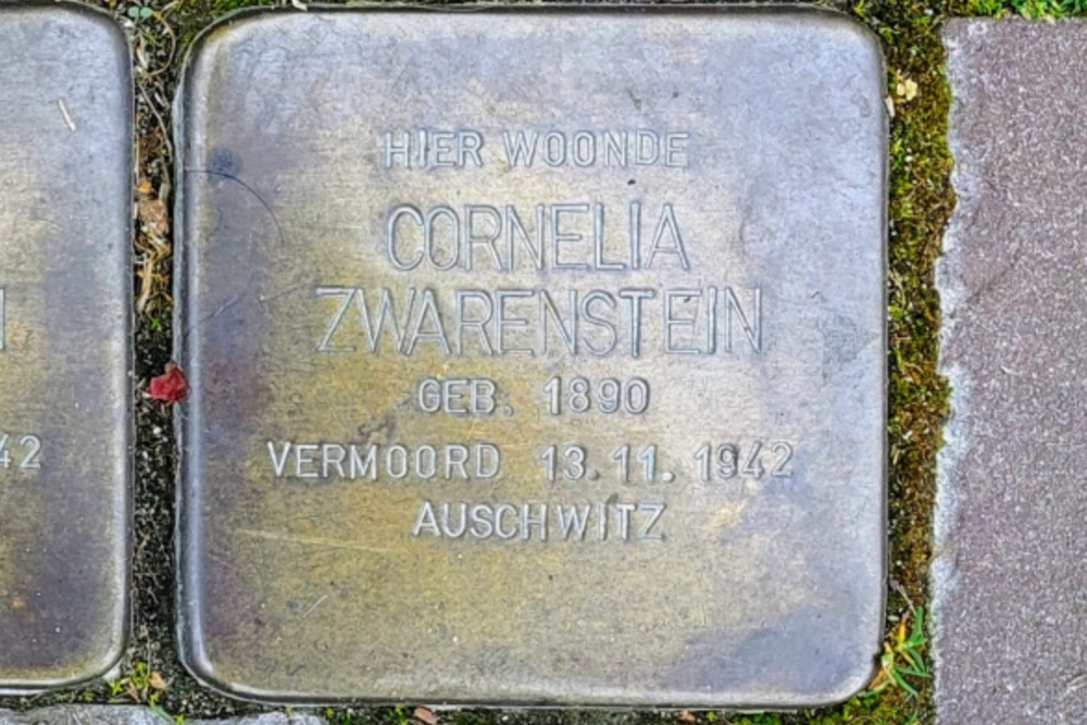 Stolpersteine Kerkstraat 25 (nu Kerkstraat 37) #8