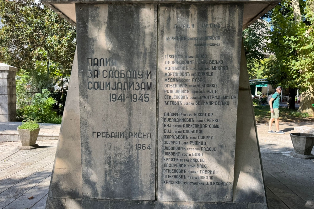Memorial Killed Partisans Risan #2