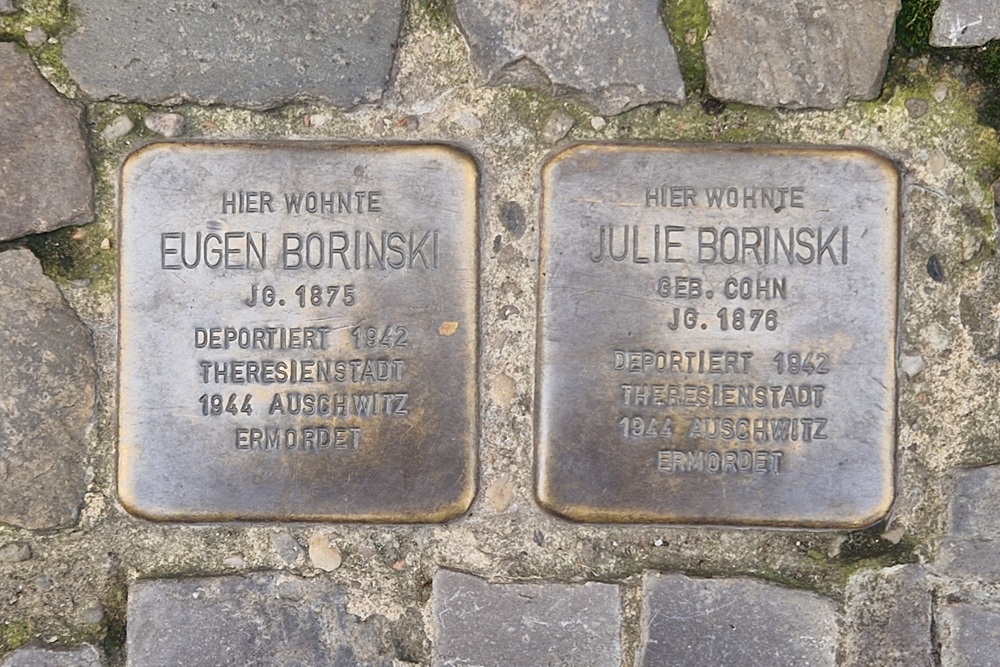 Stumbling Stones Collegienstraße 84