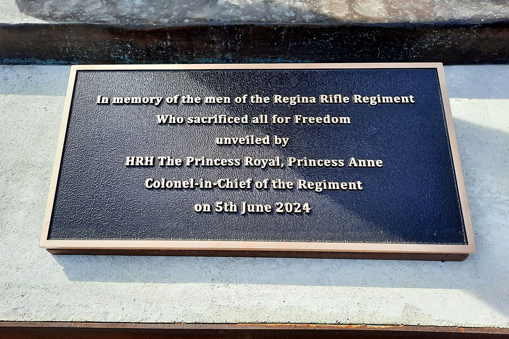Monumenten Regina Rifle Regiment #7