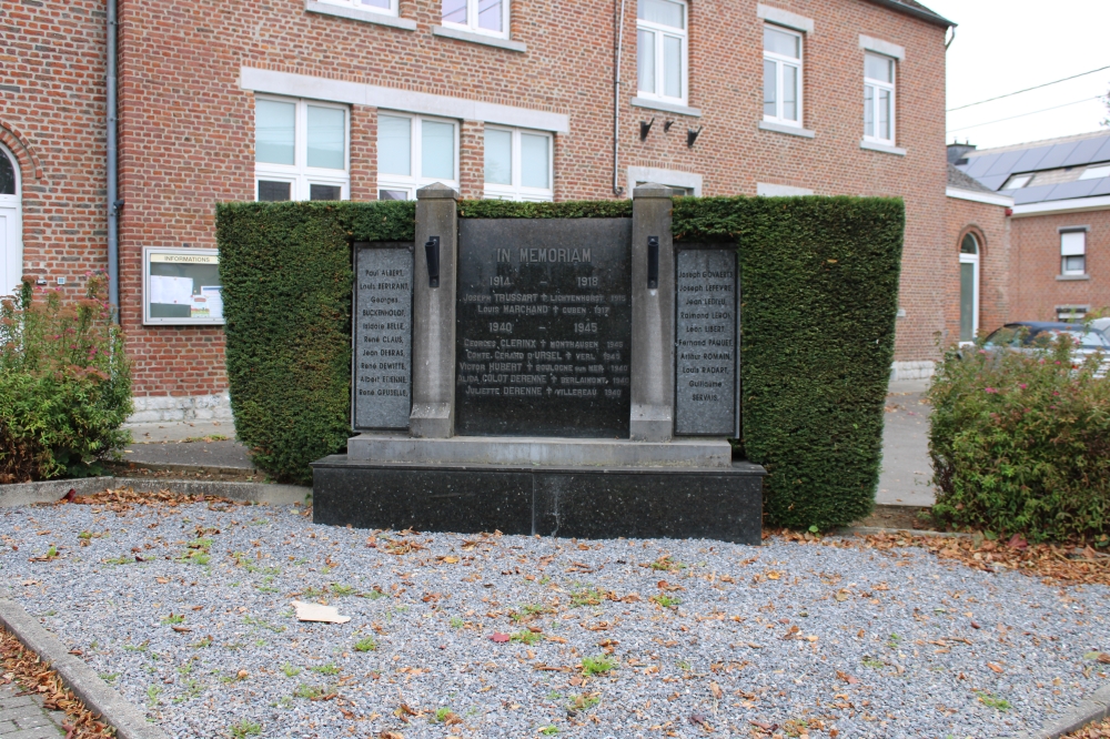 Oorlogsmonument Villers-lez-Heest #1