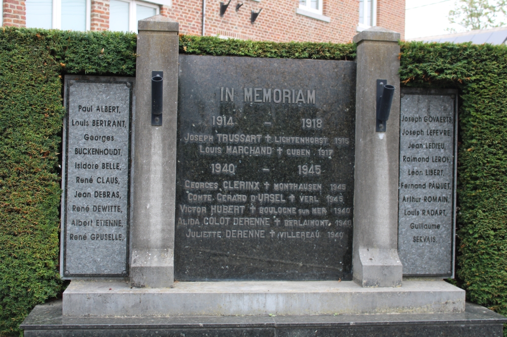 Oorlogsmonument Villers-lez-Heest #2