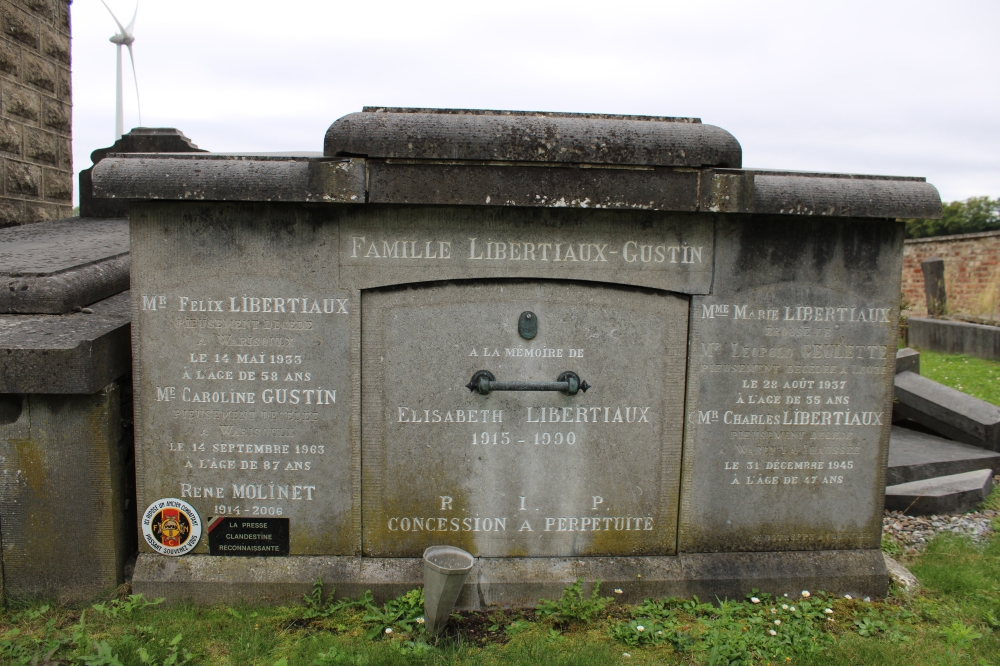 Belgische Graven Oudstrijders Warisoulx #1