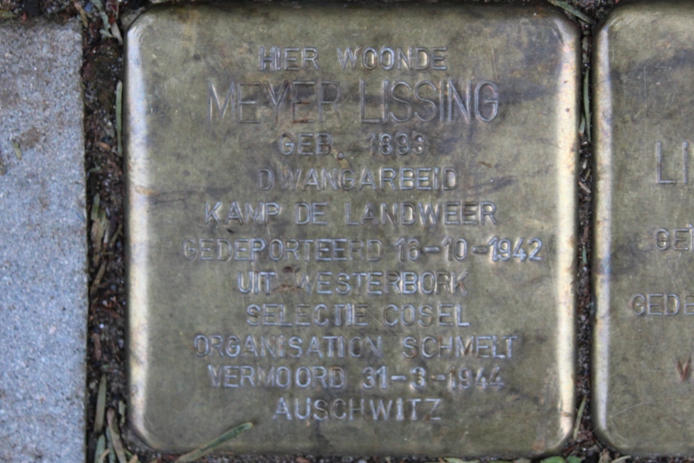 Stolpersteine Tilanusstraat 37 #2