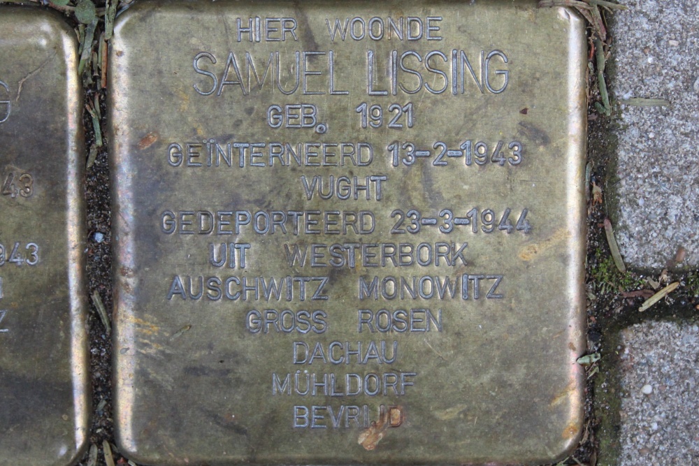 Stolpersteine Tilanusstraat 37 #5