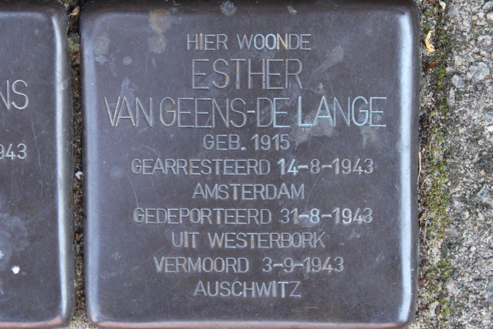 Stolpersteine Iepenweg 49 #3
