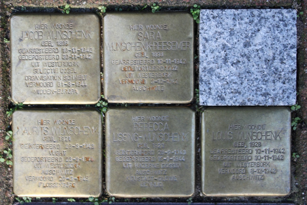 Stolpersteine Vrolikstraat 50 #1
