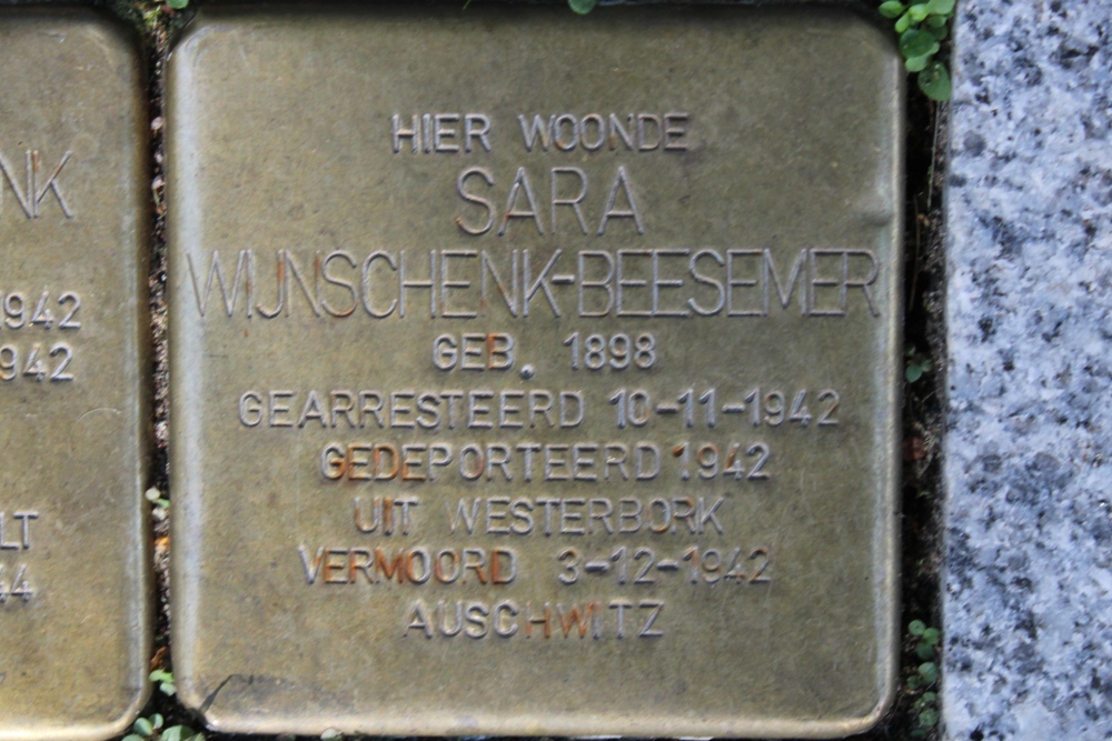 Stolpersteine Vrolikstraat 50 #3