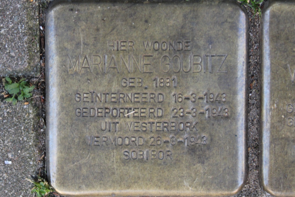 Stolpersteine Retiefstraat 35 #2