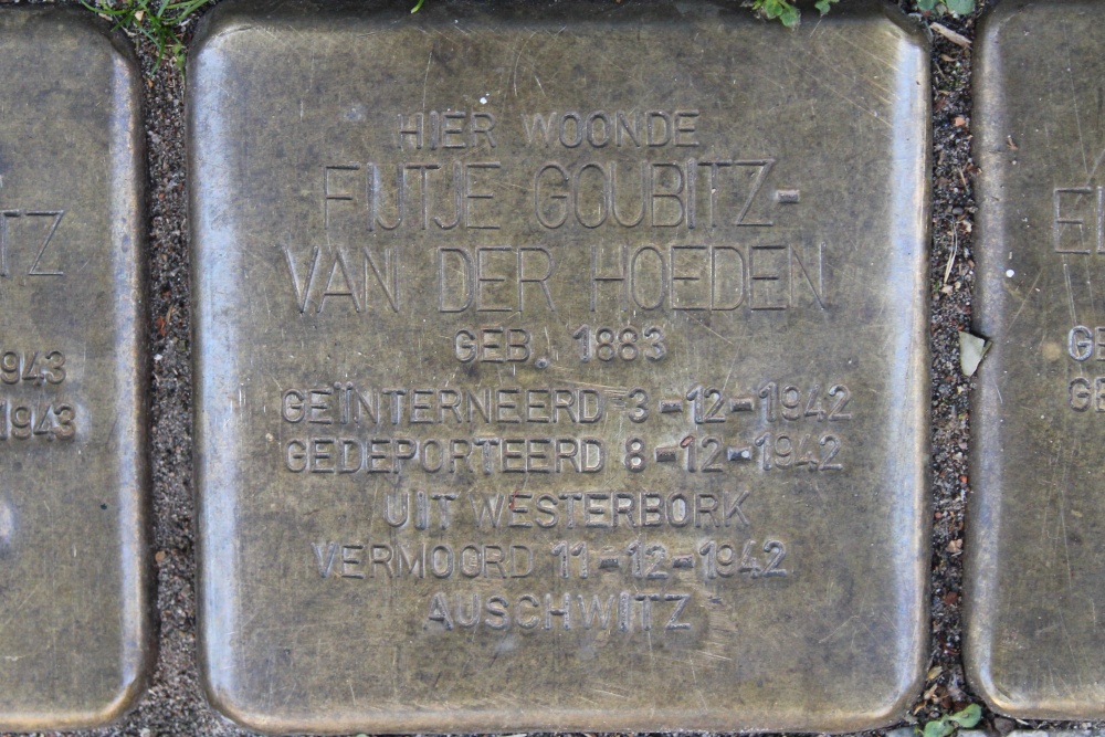Stolpersteine Retiefstraat 35 #3