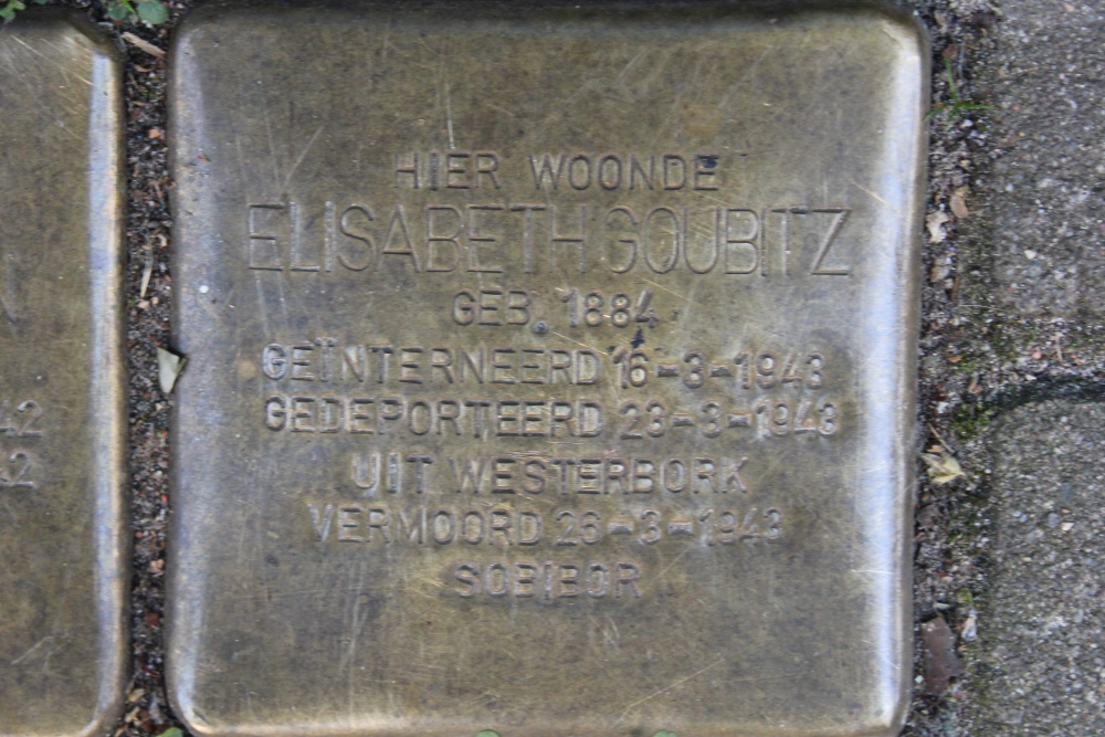 Stolpersteine Retiefstraat 35 #4