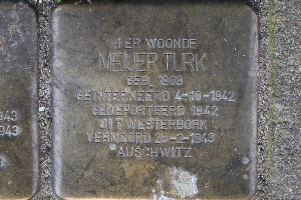 Stolpersteine Retiefstraat 33 #3
