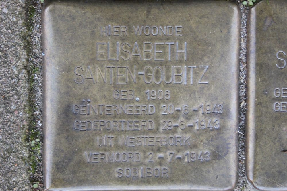 Stolpersteine Retiefstraat 29 #2